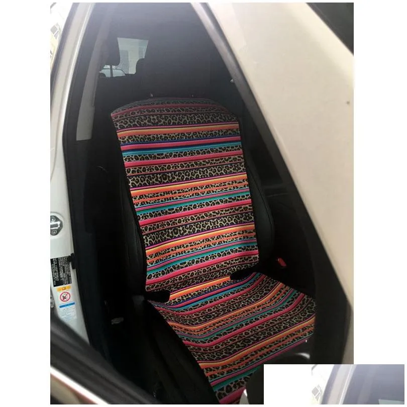 Sunflower Cactus Leopard Stripe Neoprene Antiskid Car Seat Cover SBR New Portable Seat Pad wholesale LX2266