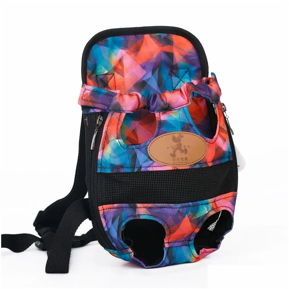 hoopet dog carrier fashion red color travel dog backpack breathable pet bags shoulder pet puppy carrier253t