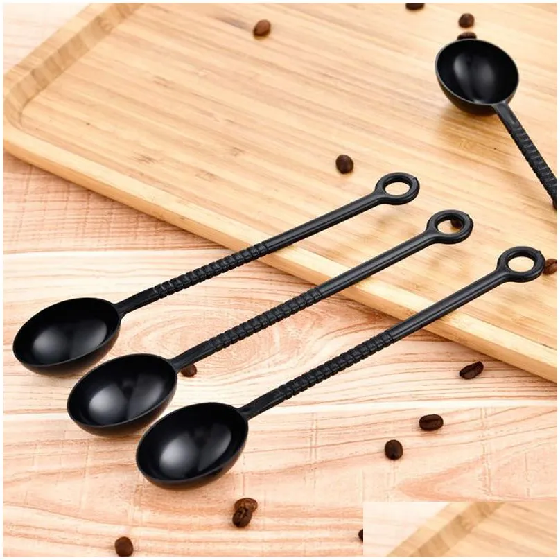 Long Handle Measuring Spoon Food-Grade Plastic Spoon for Bubble Tea(Tapioca, Boba Pearls),Coffee Stirring Spoons Wholesale LX4724