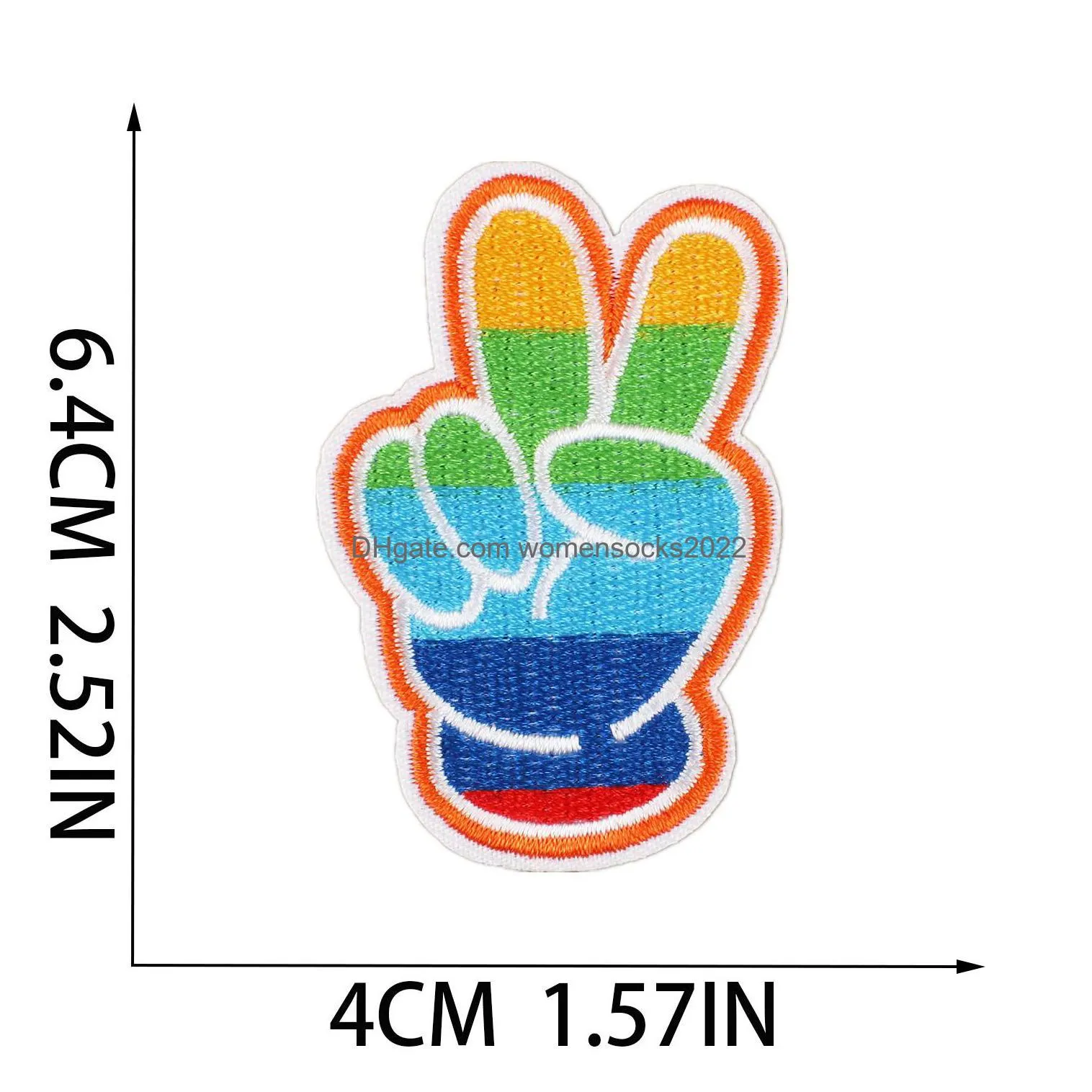 notions cute iron ones small sun rainbow butterfly embroidered appliques for clothing dress hat diy accessories