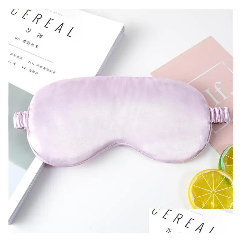 double-sided simulation silk eye mask home sleep mask breathable shade and cold compress travel airline relaxation gods wholesale