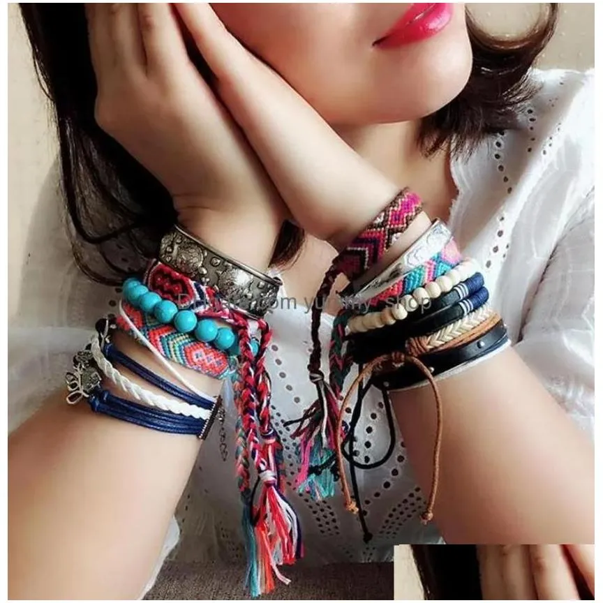 identification 70 classic woven cotton friendship bracelets stylish knotted tassel bracelets for couples or close friends