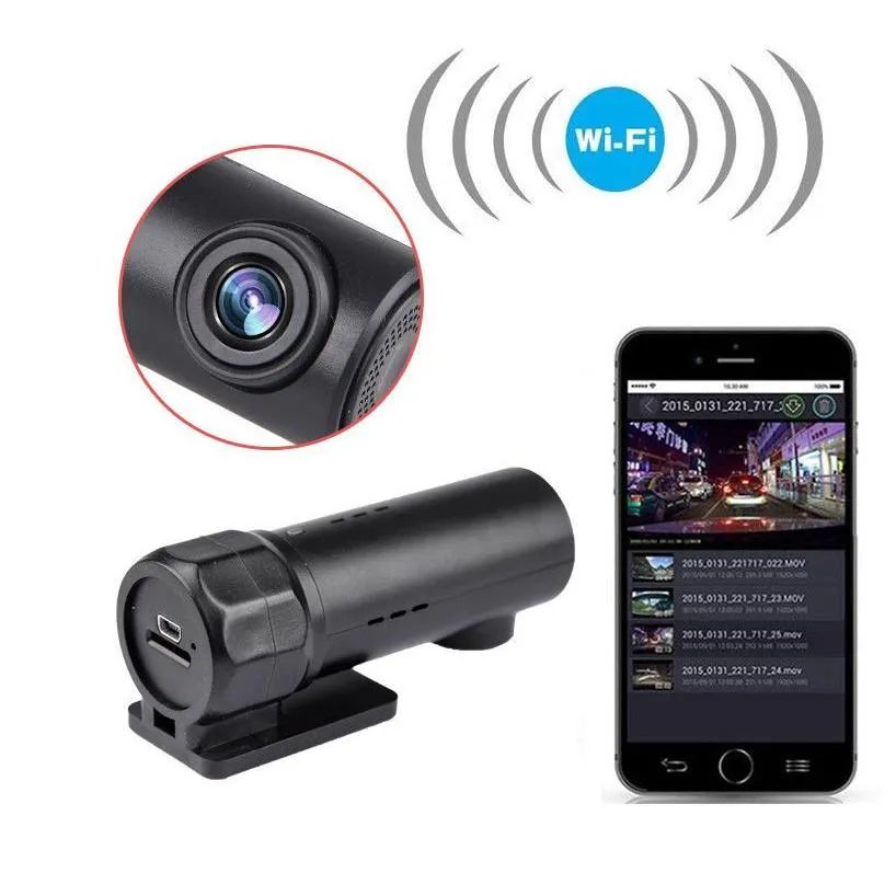 1080p wifi mini car dvr dash camera night vision camcorder driving video recorder dash cam rear camera digital registrar