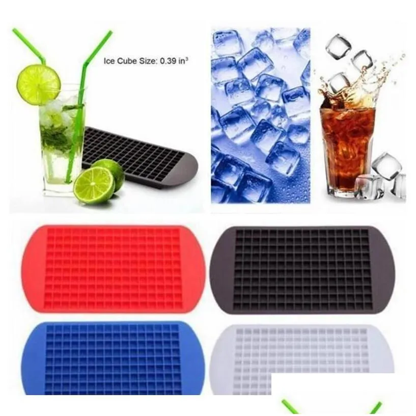 mini ice cube tray frozen silicone mold kitchen tool square maker chocolate ju0568 te0ht