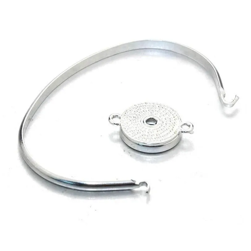stainless steel bangles 18mm ginger snap bracelet metal snap button charms jewelry detachable bracelet for wo jllxlj