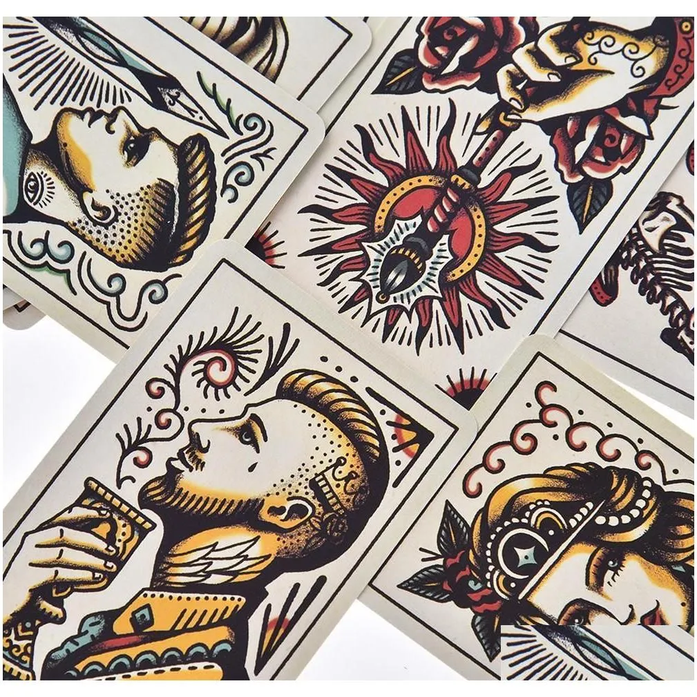 tarot full comfortable ery version drop 78pcs tattoo cards english game 78pcs board yxllgh cards sale tattoo jllfi