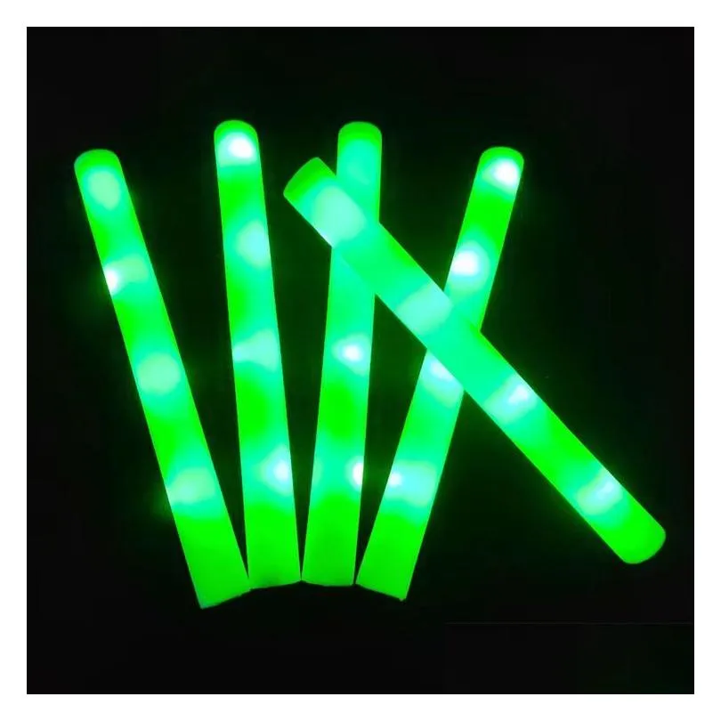 9 style led glow sticks lighting foam stick for party decoration wedding concert birthday a113