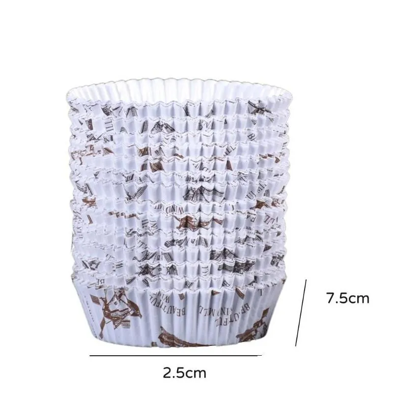 baking pastry tools 300pcs cake muffin cupcake paper cups box liner kitchen accessories mold small boxes