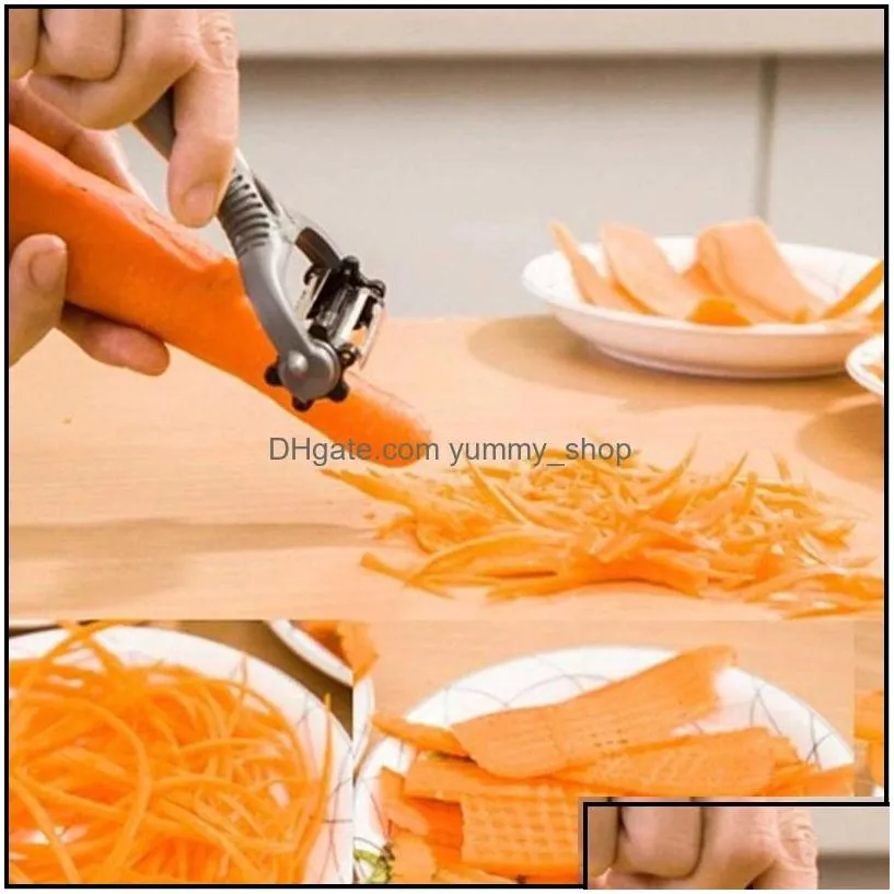 fruit vegetable tools stainless steel rotary potato peeler cutter kitchen 559 r2 drop delivery home garden dining bar dhg9m