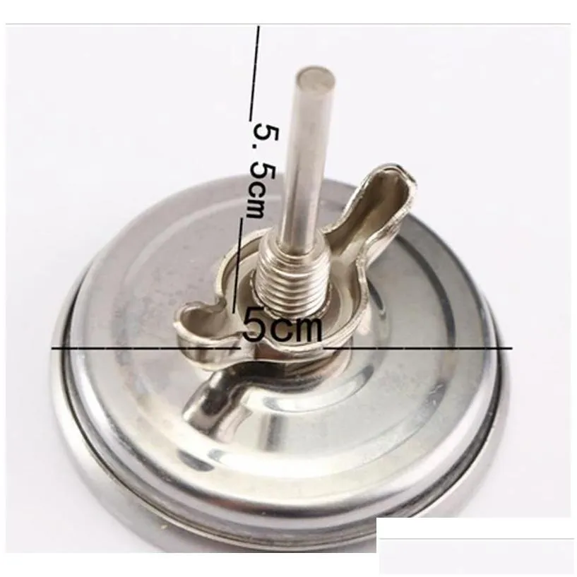  pocket barbecue bbq mini grill oven thermometer 350 centigrade kitchen cooking helper gage pdtyn