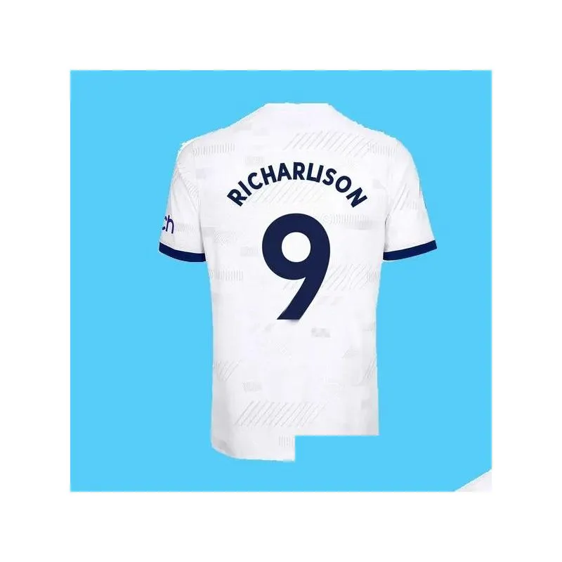 kulusevski kane son soccer jerseys 23 24 richarlison hojbjerg spence perisic dier 2023 2024 lucas romero football kit shirt spurs away third tops men kids