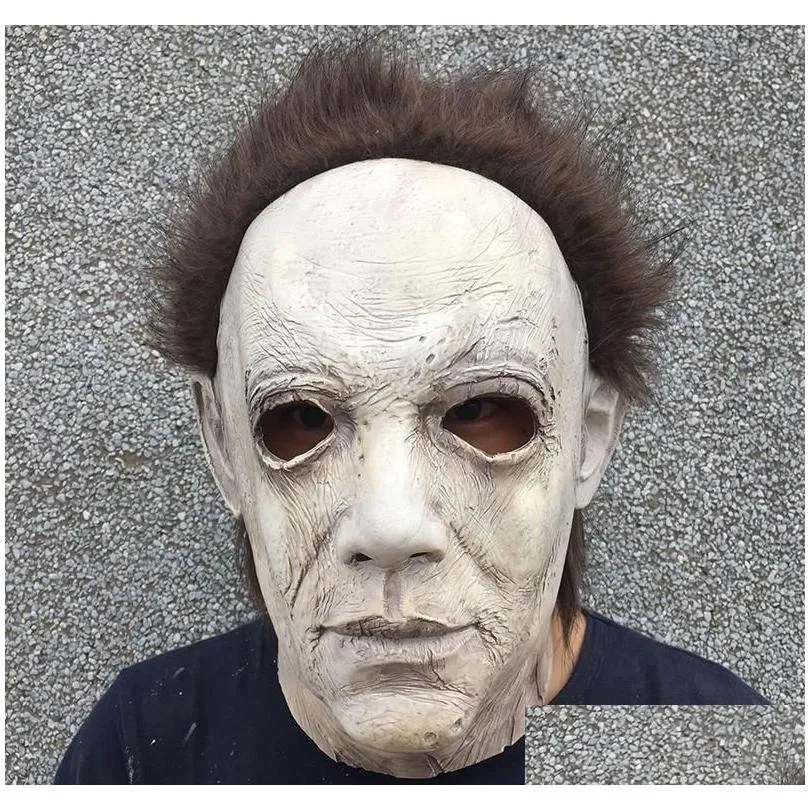 korku mascara myers masks maski scary masquerade michael halloween cosplay party masque maskesi realista latex mascaras mask de jllif