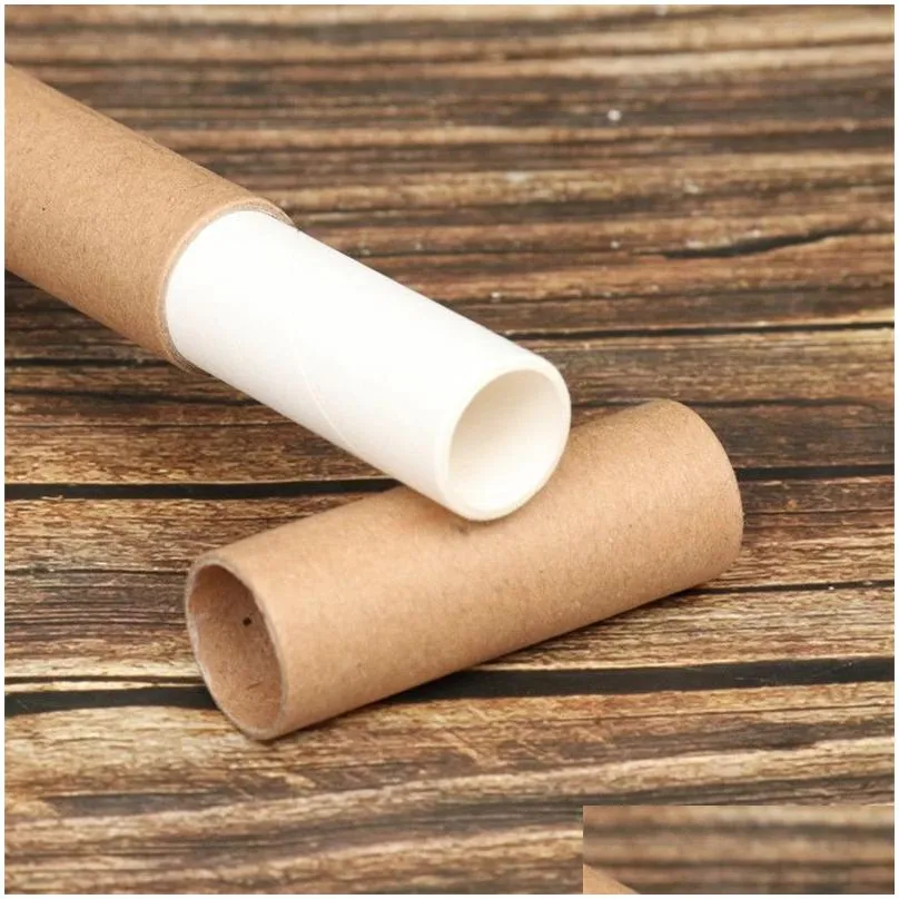 5/10/20gram small perfume paper tube packaging Joss Stick Convenient Carrying Kraft Paper Incense Tube give box LX3227