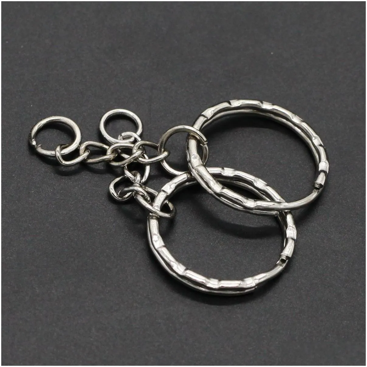  sell antique silver band chain key ring diy accessories material accessories