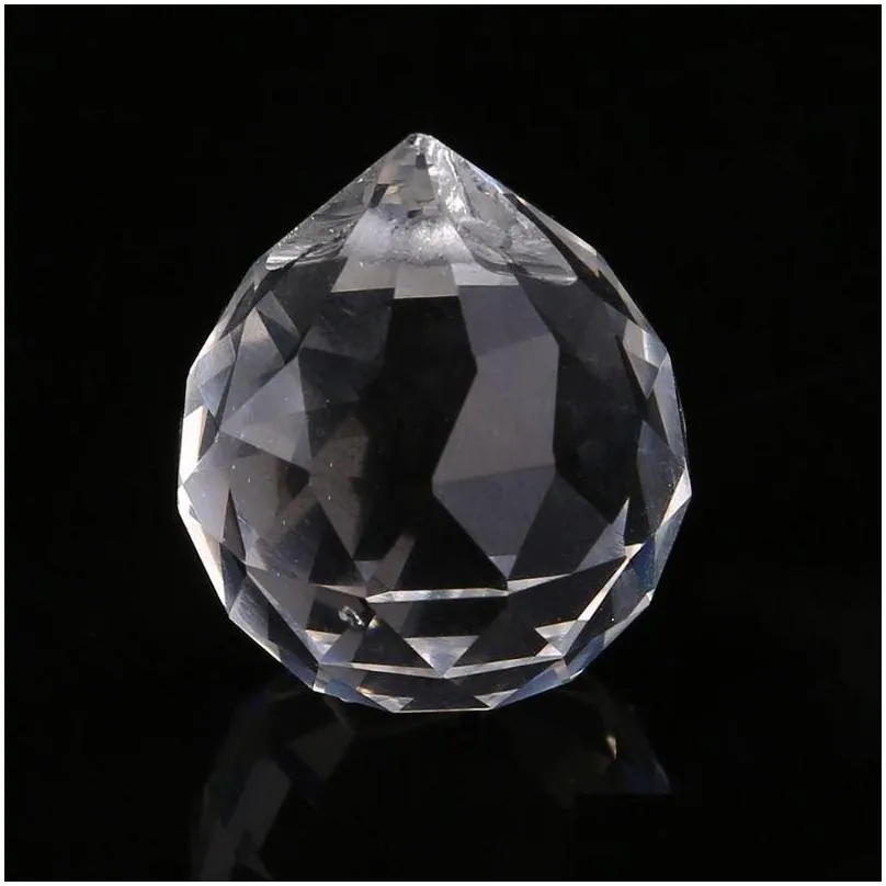 Chandelier Crystal Clear Lamp Ball Hanging Prism Suncatcher Wedding Decoration 20mm 30mm J9KChandelier3647752