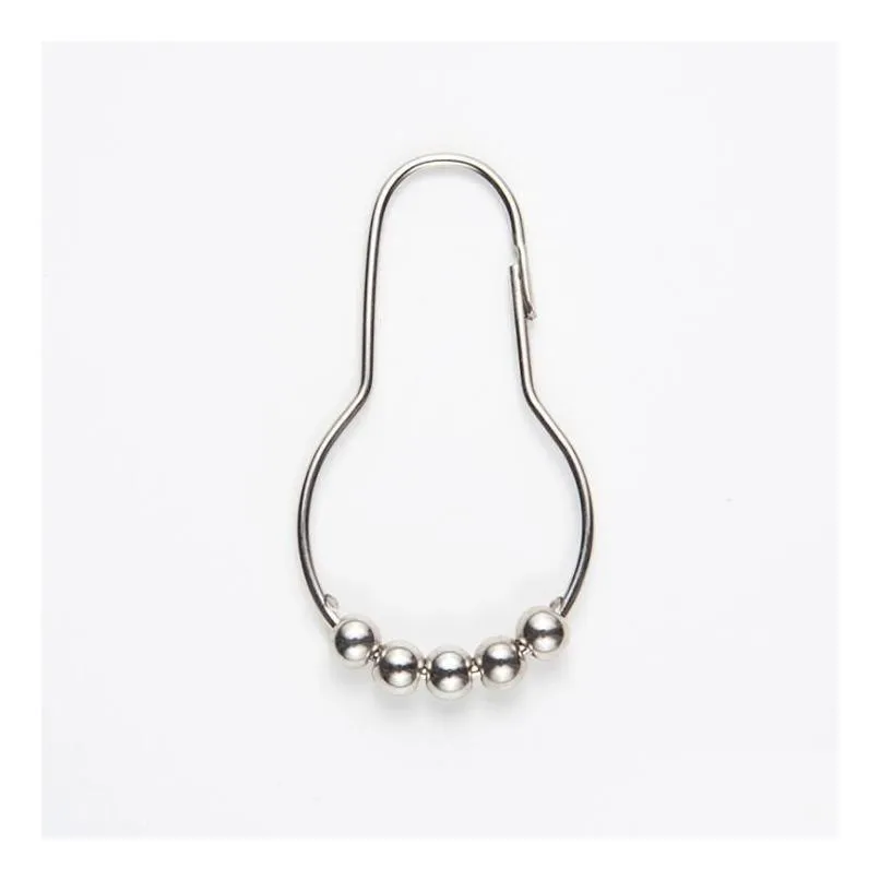  shower curtain rings hooks metal bathroom clip easy glide hooks polished shower curtain rings curtain hooks lx1334