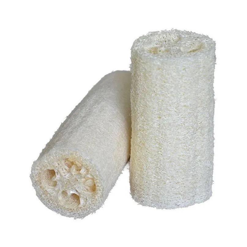 4 inch natural loofah sponge bath shower luffa kitchen dish cleaning brush