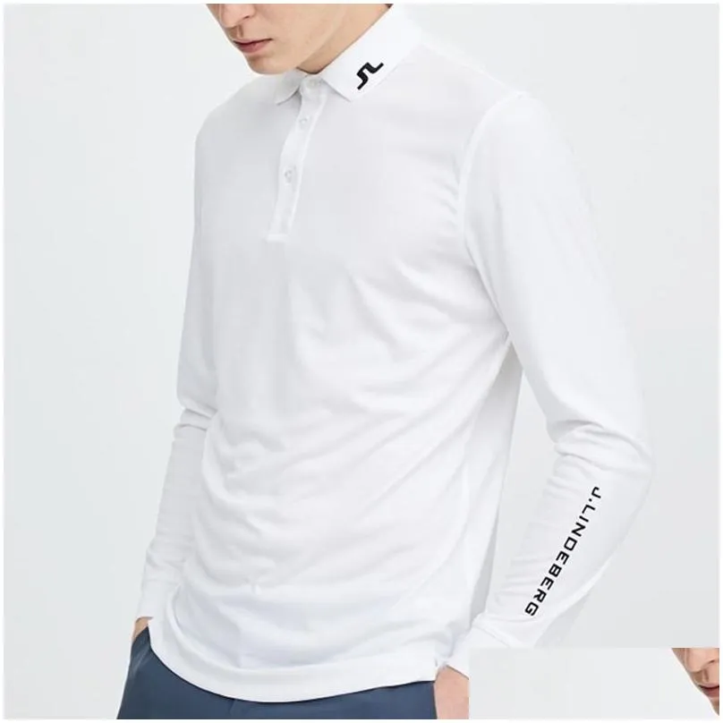 golf t-shirts j lindeberg golf apparel men women spring and autumn long-sleeved t-shirt breathable shirt -40 220923