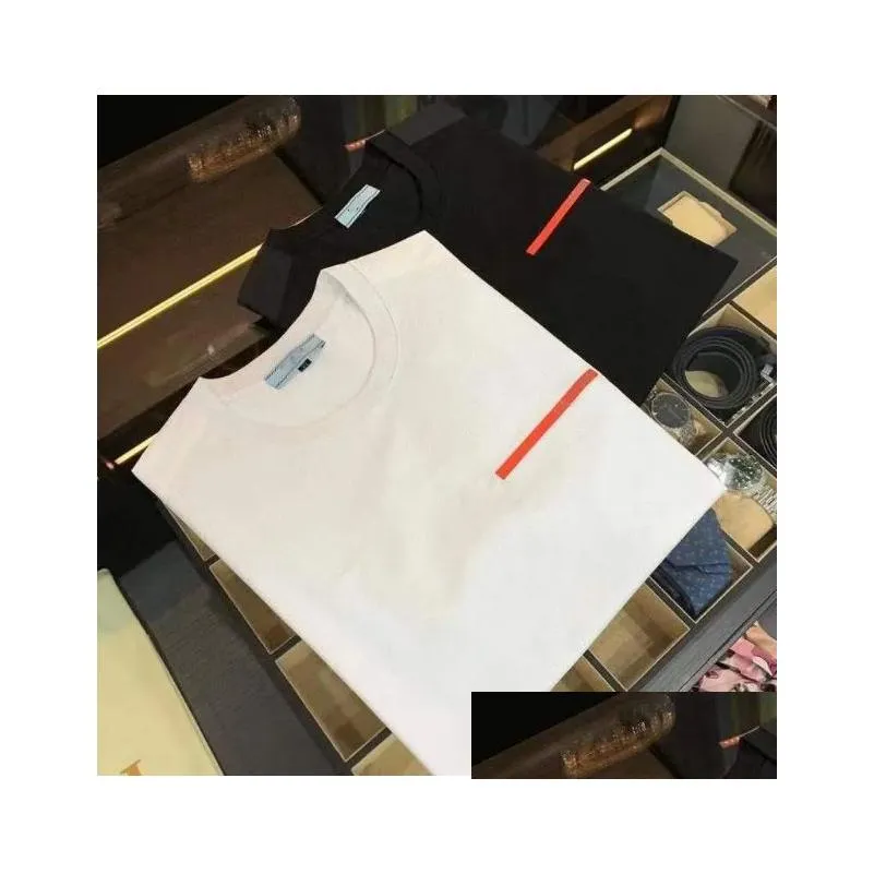 designer mens t-shirts print letters cotton mens shirt 2 colors black white luxury top tee shirt man european size s-3xl now clothing