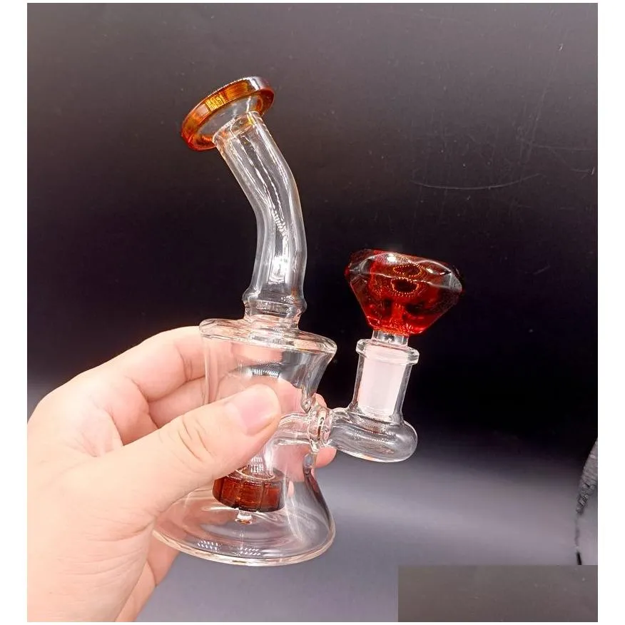 diamond glass slide bong bowl in assorted colours male 14mm smoking accessories for water pipes