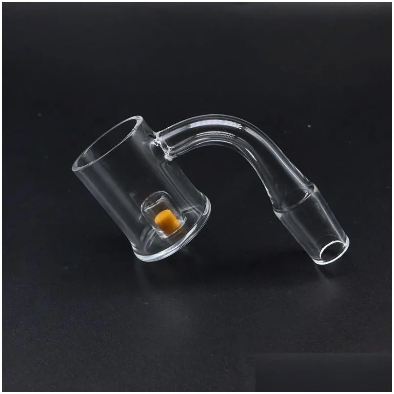 trap cadmium core reactor quartz banger with thermochromic core 10mm 14mm 18mm male female quartz thermal banger nails for glass water