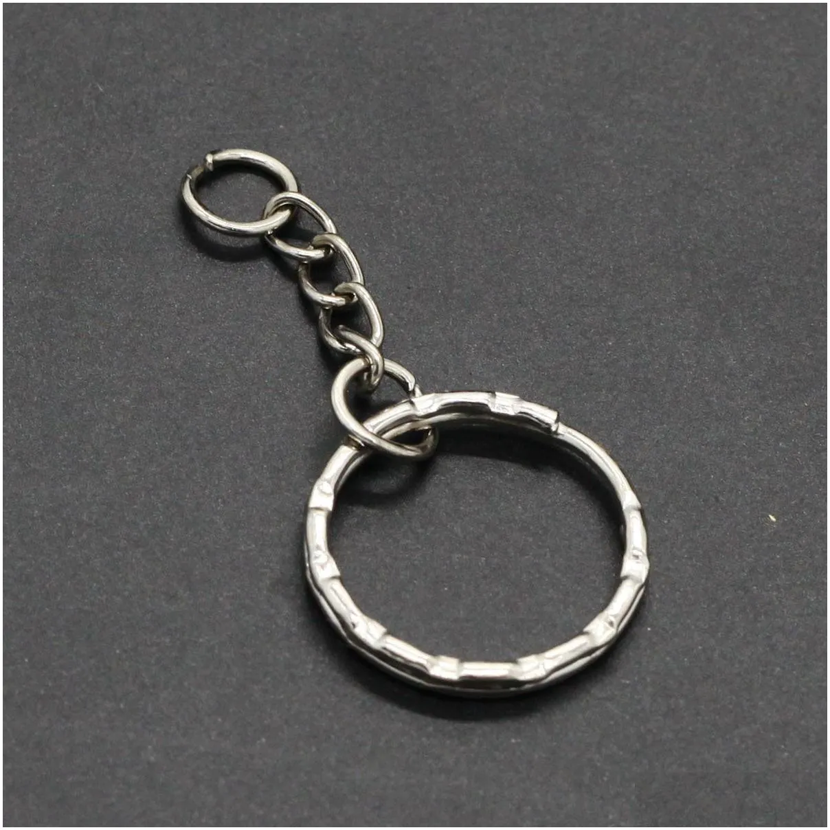 sell antique silver band chain key ring diy accessories material accessories