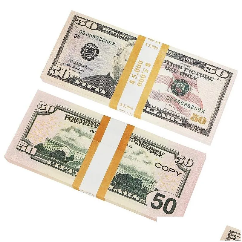  fake money banknote 10 20 50 100 200 us dollar euros realistic toy bar props copy currency movie money faux-billets