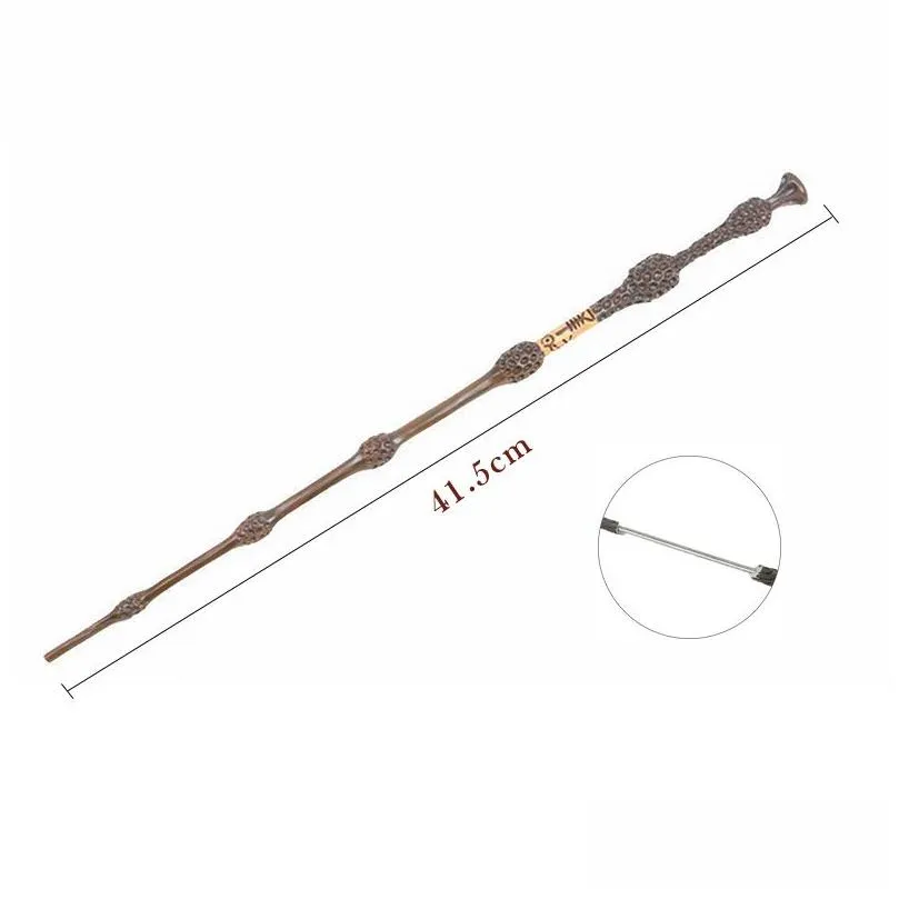 potters magic wands cosplay actoion figures movie ginny snape metal/iron core magical wand without box christmas gifts