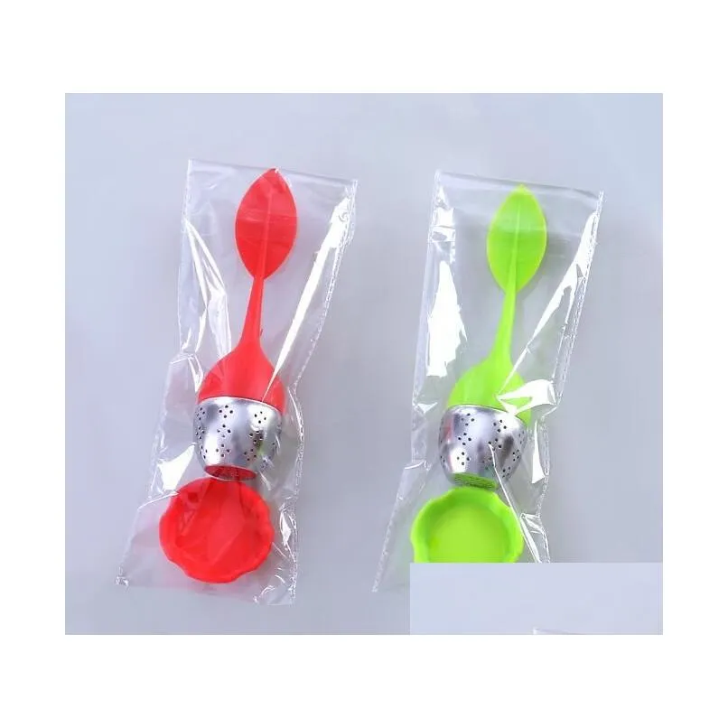 silicon tea infuser leaf silicone infuser with food grade make tea bag filter creative stainless steel tea strainers gd374