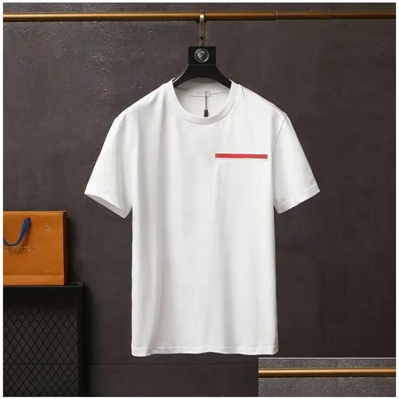 designer mens t-shirts print letters cotton mens shirt 2 colors black white luxury top tee shirt man european size s-3xl now clothing