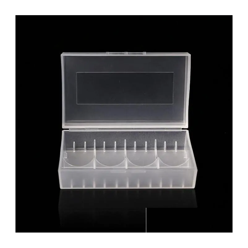 20700 21700 portable plastic case box safety holder storage container clear pack batteries for lithium ion battery  mech wrap in