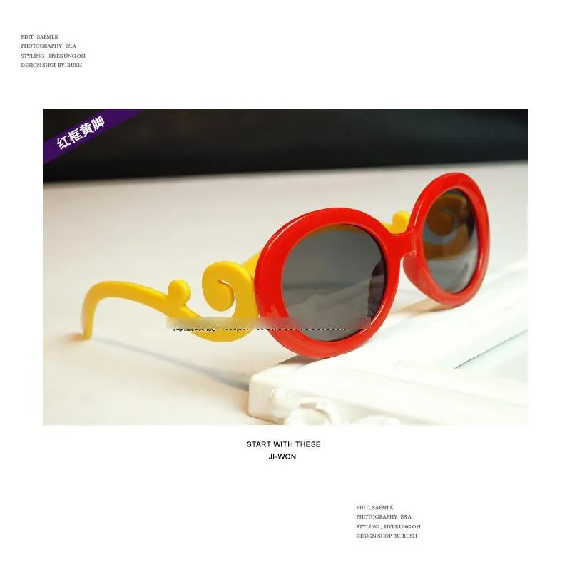 Baby Girls Boys Fashion Sunglasses cool brand D Children Sun glasses Child Beach Sunblock Accessories A7261