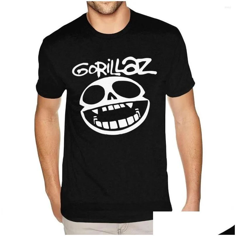 mens t shirts gorillaz tshirt men summer short-sleev printed top harajuku anime funny street fashion cloth cartoon graphic ropa