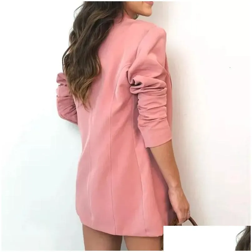 women s two piece pants in 3 pieces suits sets with sashe long sleeve top biker shorts vest spring solid elegant office lady outfits stre