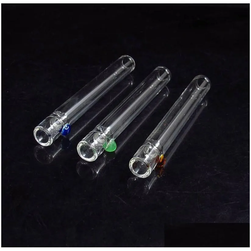 12mm concentrate taster glass one hitter smoke pipe tobacco spoon heavy mix color wholesale