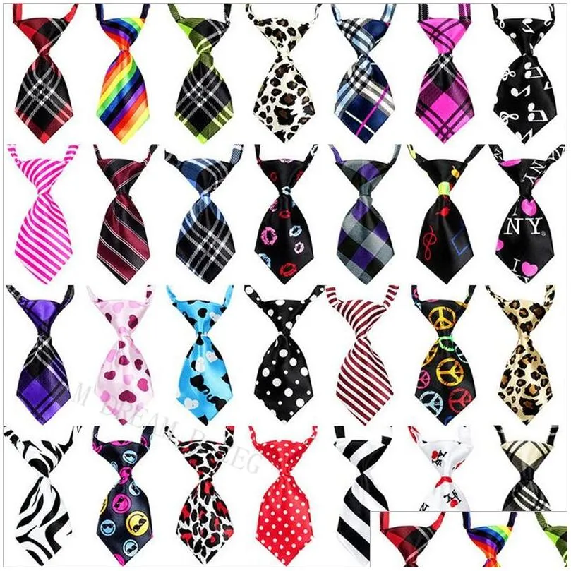 56 color pet accessories colorful pet puppy dog tie pet bow ties cat neckties dog grooming supplies for small middle big dog