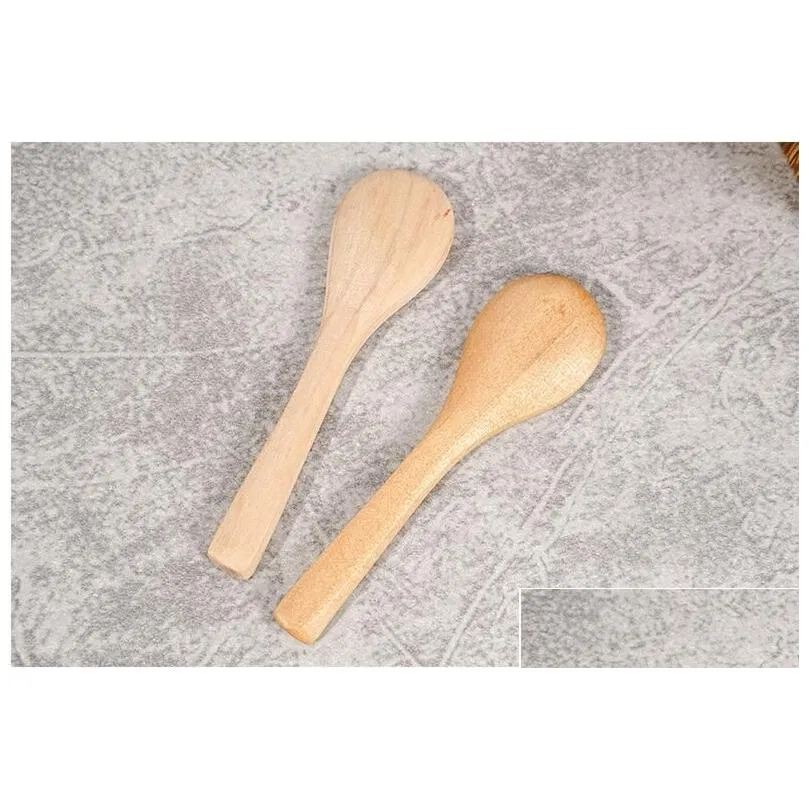 More size wooden jam spoon honey spoon coffee spoon new delicate kitchen tableware sugar salt spoons