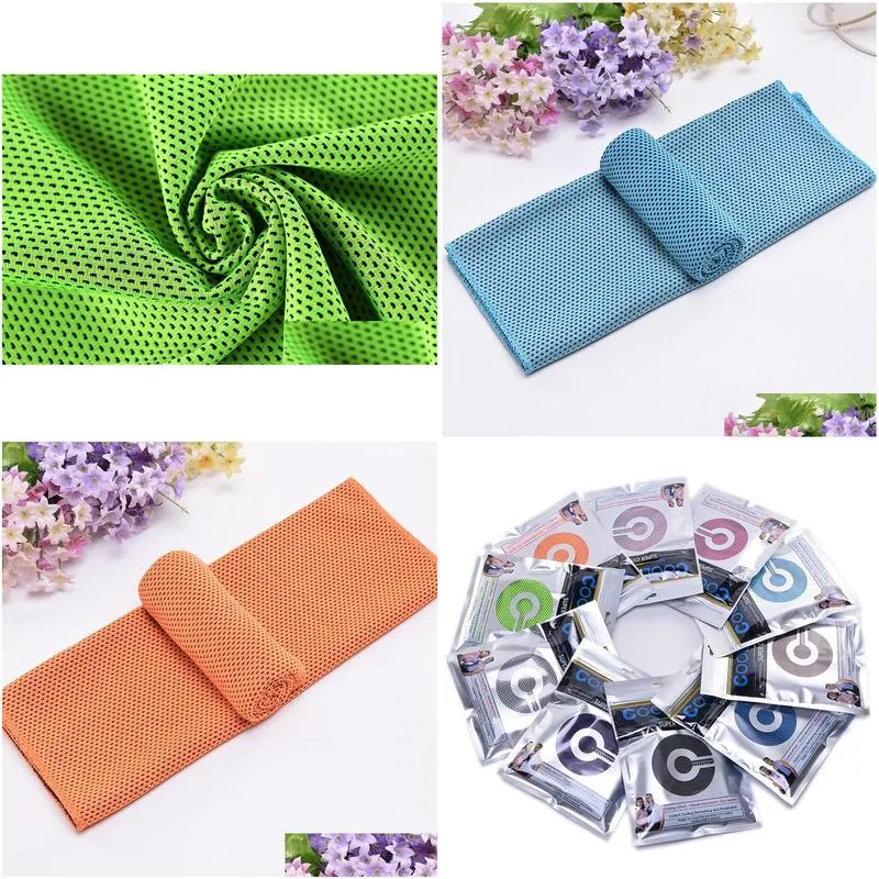 summer outdoor sports ice cold towel scarf running yoga travel gym camping golf sportss cooling towel neck wrap
