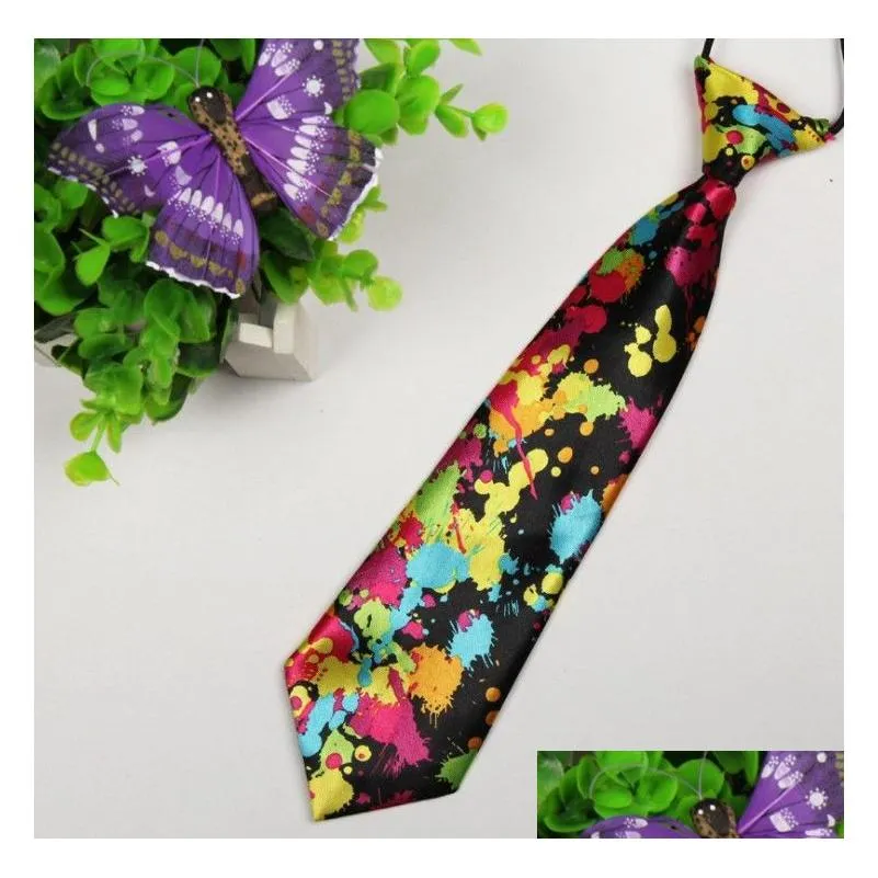 big large dogs ties neckties for medium dog apparel polyester silk dress up neck tie dog grooming supplies