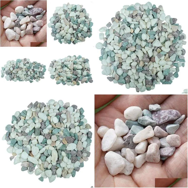 Garden Decorations Natural Mini Assorted Polished River Sand Stones Rocks Plant Pebbles Walk Outdoor Gravel Fish Tank Vase