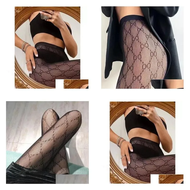 Textile Designer Socks Women Sexy Letter Stockings Fashion Luxury Summer Breathable Leg Tights Sexy Lace Stocking Dancing Dress