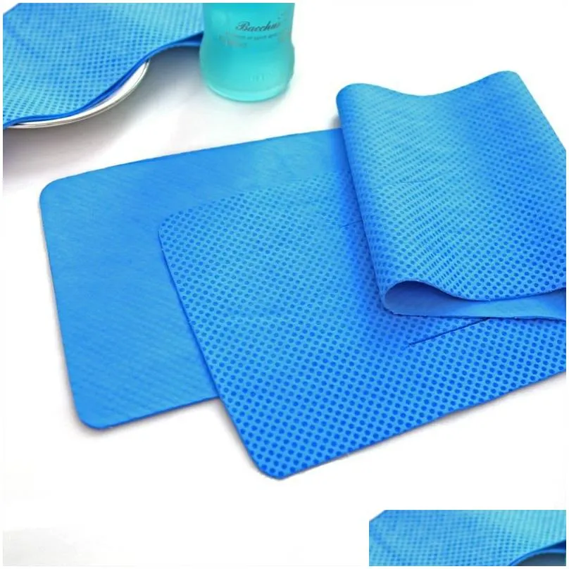 cold towel exercise sweat summer ice towel 80x16cm sports cool towel pva hypothermia cooling