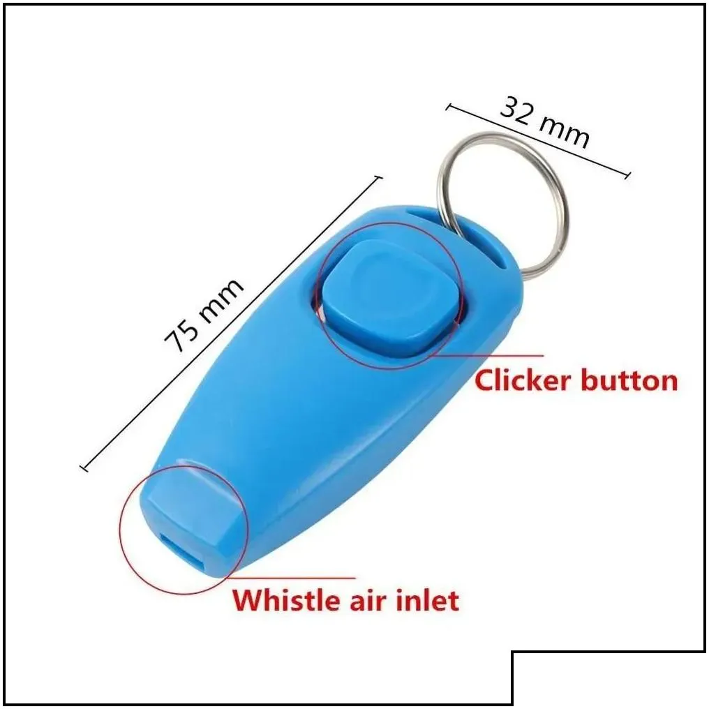 UPS Dog Training Obedience Training Obedience Pet Whistle And Clicker Puppy Stop Barking Aid Tool Portable Trainer Pro Homeindustry Dhvdm