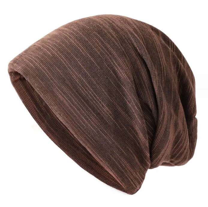 mens and womens striped pullover hat thin headband hats cotton solid color stacked caps breathable cap cloth designer hat