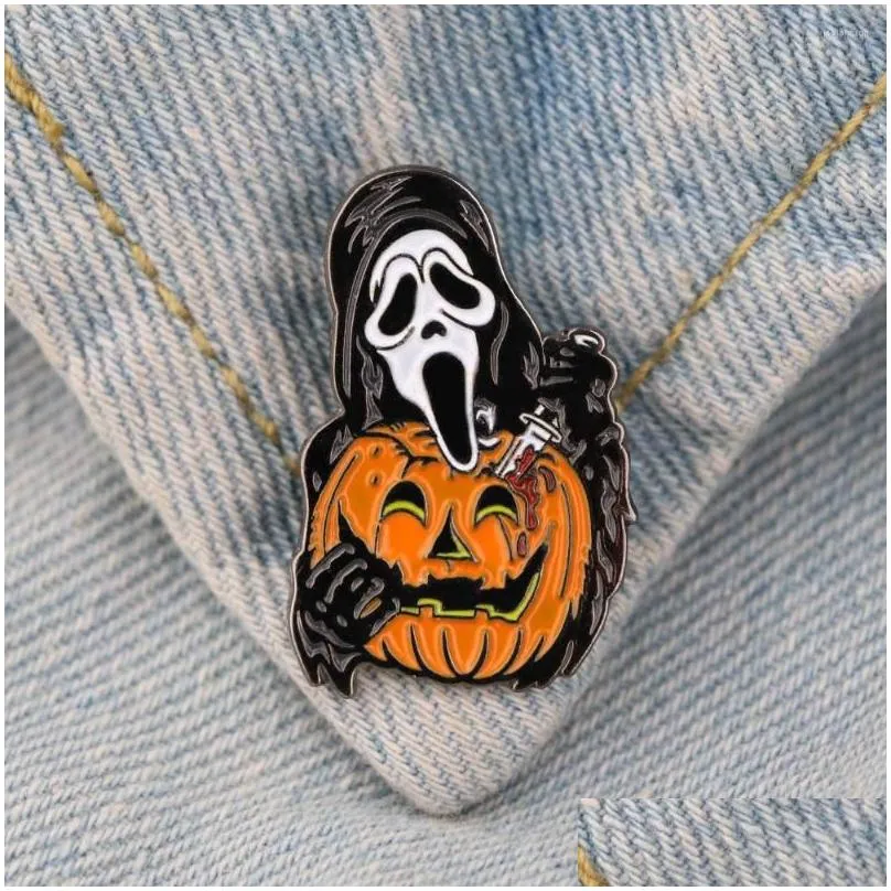 Brooches The Nightmare Before Christmas Halloween Badges Enamel Pin Bag Lapel Pins On Backpack Jewelry Gift Accessories