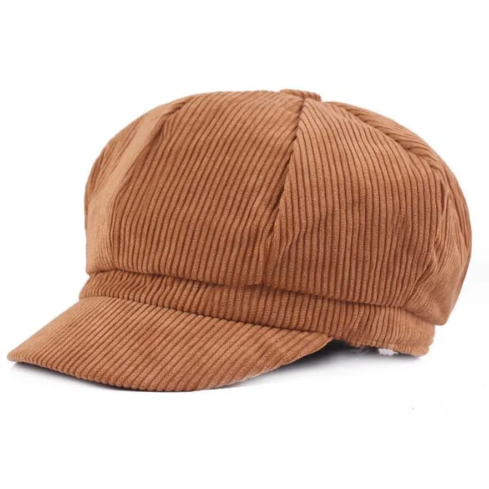 beret womens octagonal hat artist hats travel newspaper boy mens and women caps sweet girls designer cap 56-58cm pure color