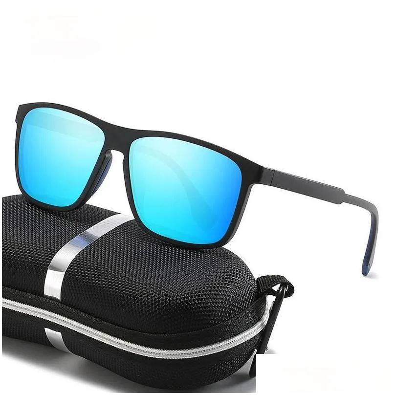 Sunglasses Polarized Blue Men Black Red Sun Glasses Trends 2021 Fashion
