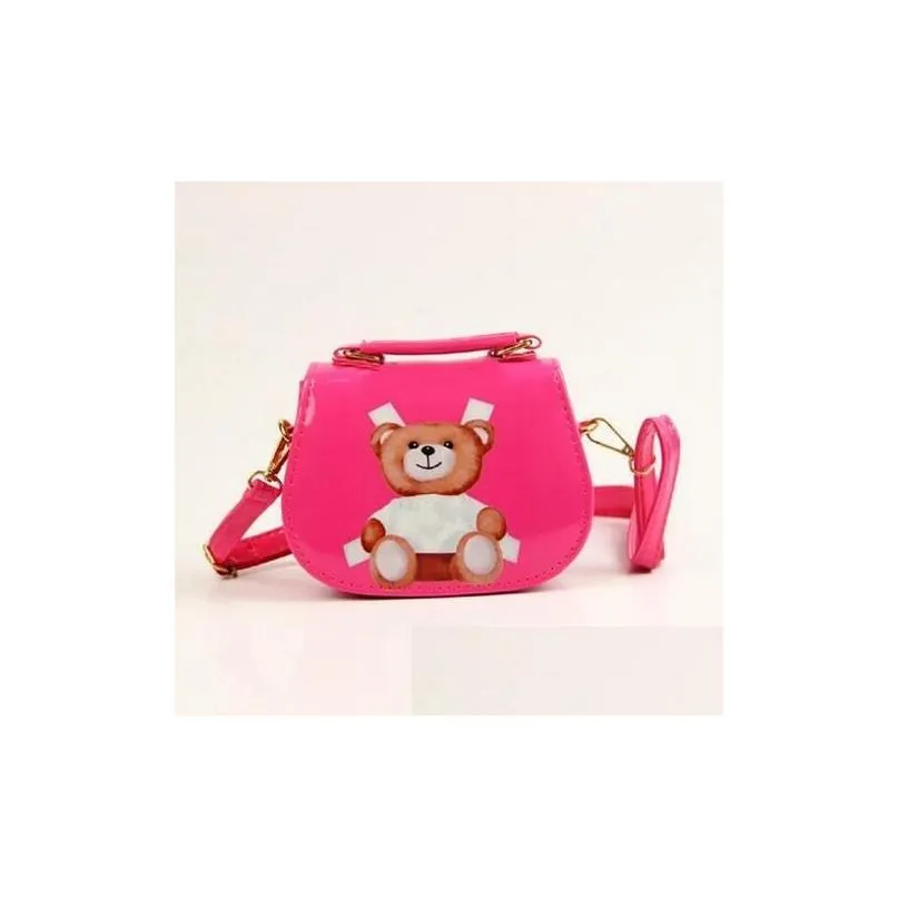 Designer Kids Jelly Messenger Bag Stylish Baby Girl Shoulder Handbag Toddler Purse Girls Mini Candy Color Bag Baby Bags