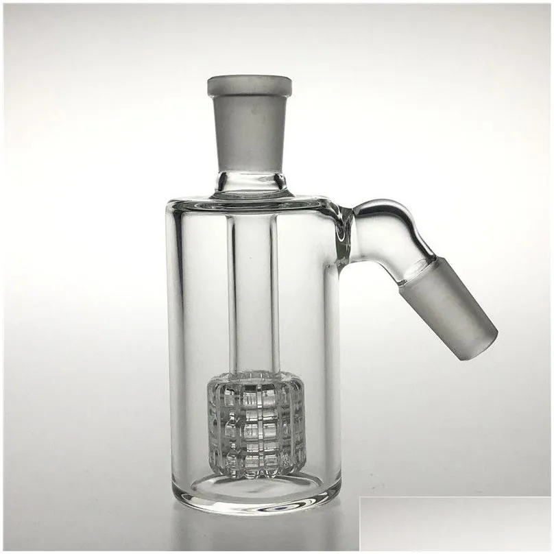 Glass Ash Catcher 14mm 18mm 4.5 Inch Mini Hookah Glass Bong Water Catchers Thick Pyrex Clear Bubbler Ashcatcher 45 90 Degree