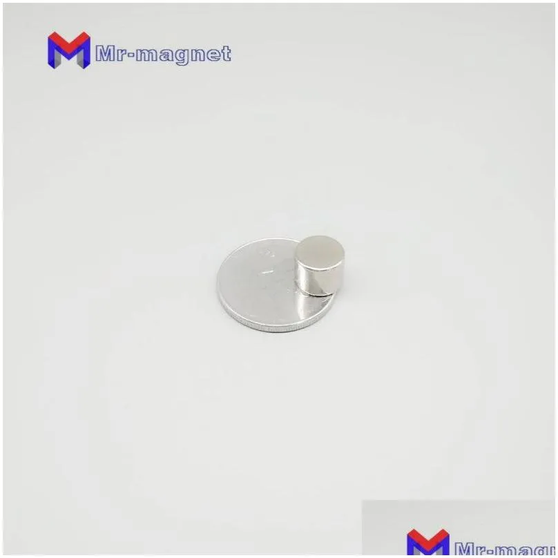 wholesale 10pcs strong rare earth ndfeb magnet 10 x 10mm neo neodymium n50 magnets craft model disc sheet 1010 mm